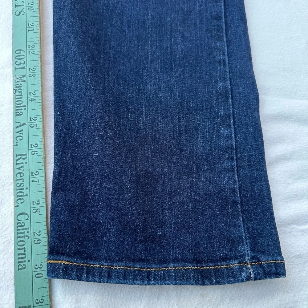Levi's 502 Blue Straight Jeans Classic Indigo Denim #A1